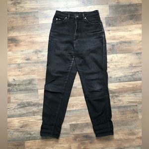 Lee Vintage Denim high rise Jeans Black Size: 8M (waist 26in)